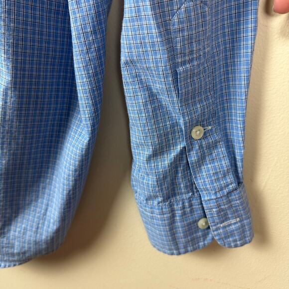 Ralph Lauren Blake Cotton Button Down Shirt L Pony Preppy Old Money Quiet Luxury - Picture 5 of 9